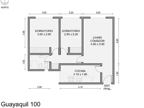 Departamento en Venta de 2 dormitorios