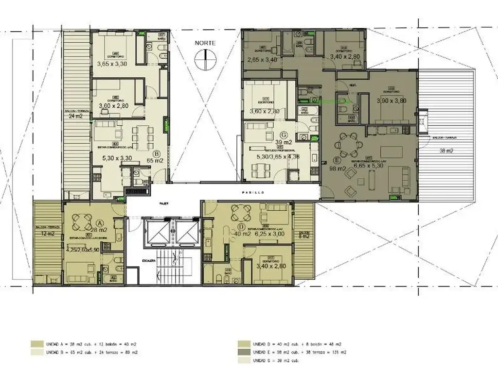 RIO 4 de 83 Unidades en Caballito