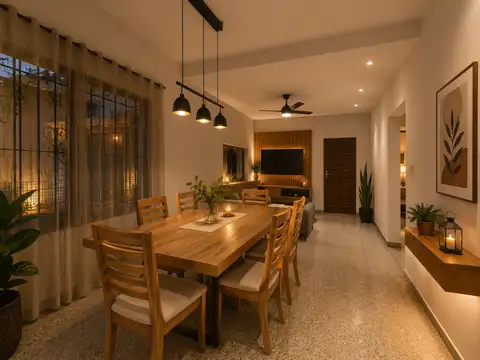 Casa 4 ambientes con 1 baño