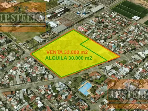 Fracción Comercial 33.000 m² - Ideal Proyecto Inmobiliario - Frente a 4 calles - San Justo
