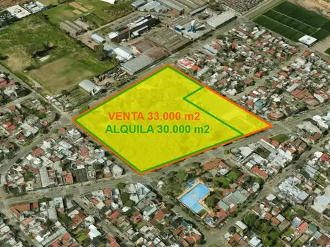 Fracción Comercial 33.000 m² - Ideal Proyecto Inmobiliario - Frente a 4 calles - San Justo