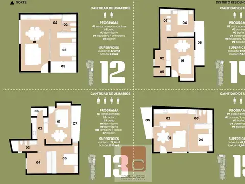 Depto Tipo Casa 2 ambientes con 1 baño