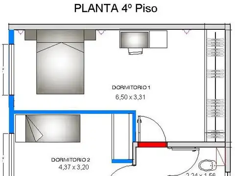 Departamento en Venta de 3 ambientes