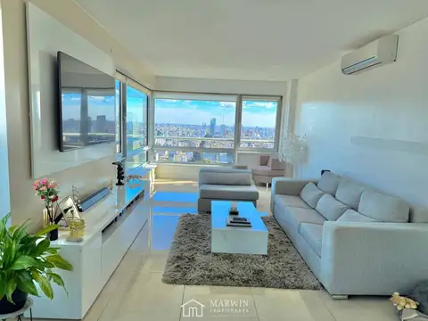 Departamento 2 ambientes con 2 baños