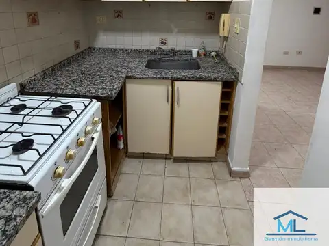 Departamento 2 ambientes con 1 baño