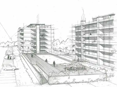 Venta departamento 3 ambientes con doble balcón en Greenville Polo y Resort