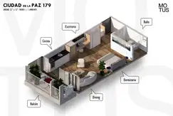 CIUDAD DE LA PAZ 179 MOTUS en Palermo
