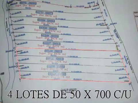 Terreno en Venta en Las Higueras, USD 45.000