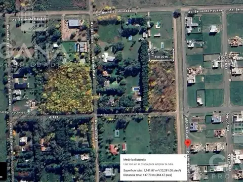 Terreno en Venta 53  mts Fondo