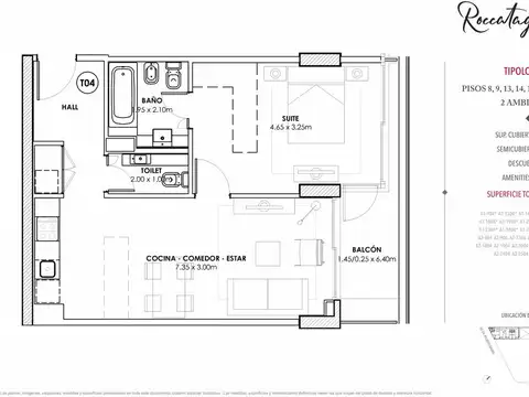 Departamento en Venta de 1 dormitorio