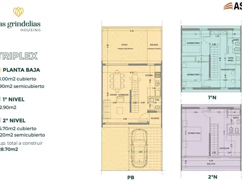 Depto Tipo Casa en Venta con 1 cocheras