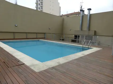 ALQUILER MONOAMBIENTE AL FRENTE CON BALCON Y CON AMENITIES