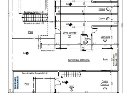 Departamento 3 ambientes con 1 baño