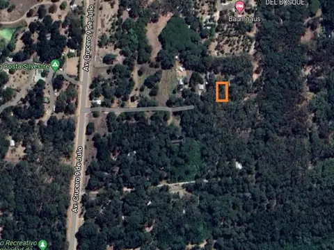 Terreno en Venta 40  mts Fondo