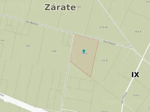 CLL. Venta campo de 32 hectáreas en Zarate. Proximo Estación Las Palmas, Puerto Panal