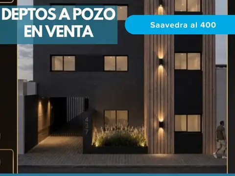 Departamento a pozo en Saavedra al 400 con financiación y cochera