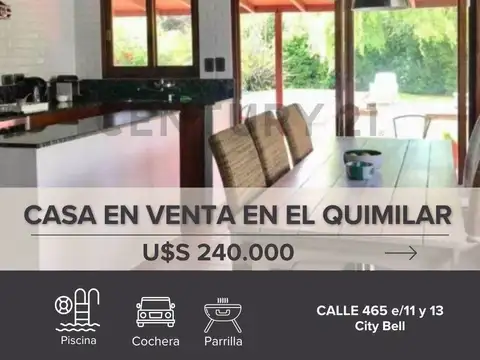 Casa en venta en el Quimilar