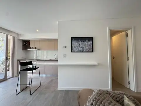 Departamento 2 ambientes con 2 baños