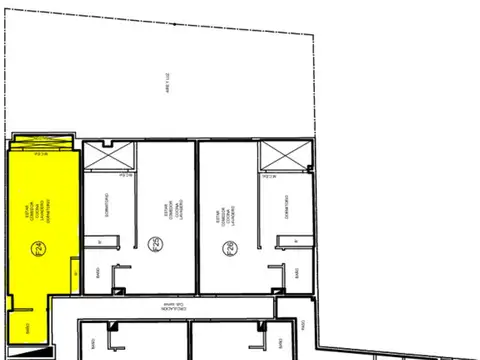 Departamento Monoambiente con 1 baño