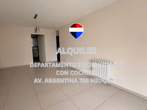 Alquiler departamento 2 dormitorios c/cochera