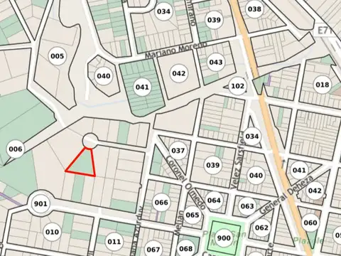 Terreno en Venta 73  mts Fondo