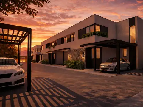 Duplex en venta ciudad de mendoza en pozo