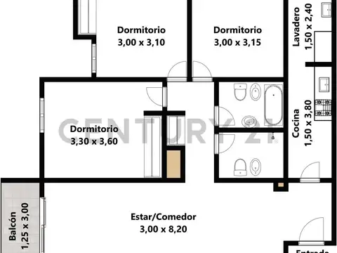 Departamento en Venta de 4 ambientes