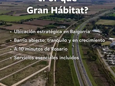 Terreno en Venta en Granadero Baigorria, USD 14.000