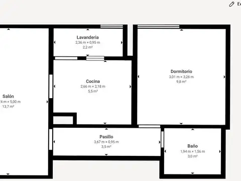 Departamento en Venta en Martinez, USD 100.000