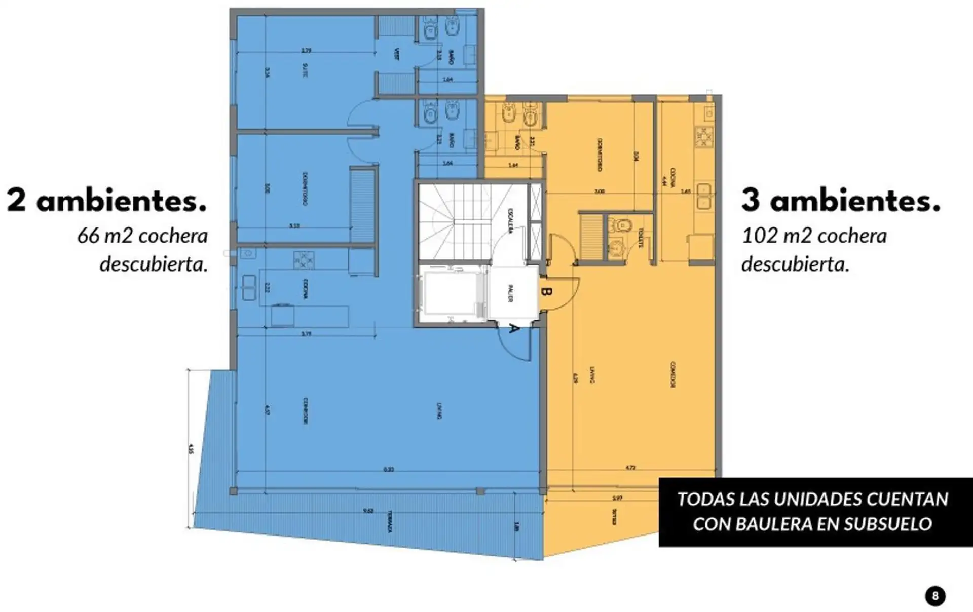 Departamento en venta 2 ambientes - La Perla Norte