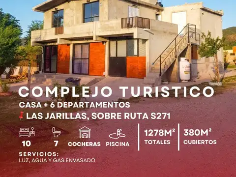 Venta Complejo Turístico En Las Jarillas Sobre Ruta S27 1.278M² De Terreno San Antonio De Arredondo