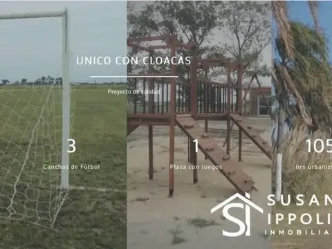 Terreno en Venta 518 m2 con servicios en barrio Punta Chacra de Roldán