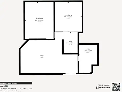 Departamento en Venta de 3 ambientes