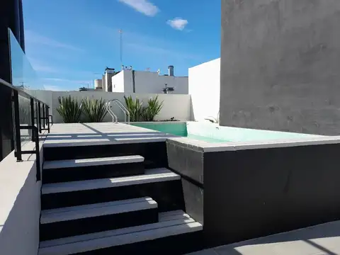 Departamento 2 ambientes con cochera y balcon