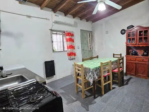 Casa 3 ambientes con 1 baño