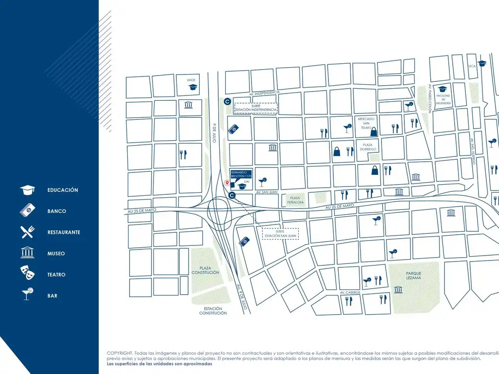 Emprendimiento en San Telmo - Etapa: En construcción