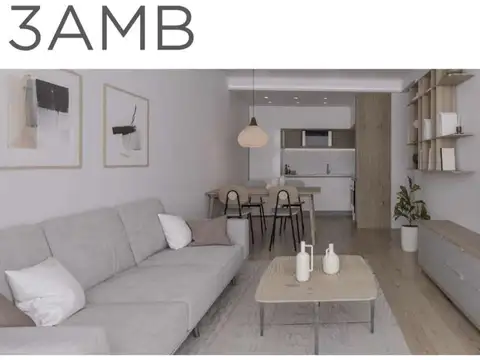 Departamento en Venta de 3 ambientes