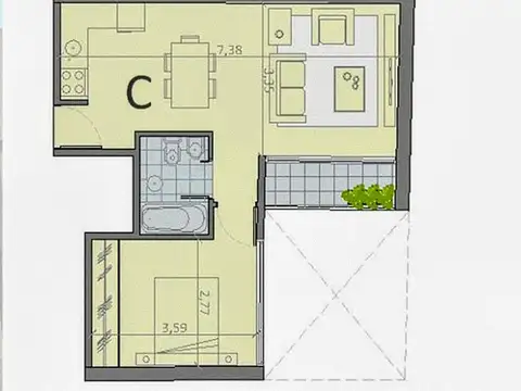 Bulnes  al 1700  - Departamentos en Venta de 1 y 2 Amb en Bulnes y Paraguay Palermo!