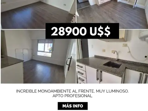 departamento un ambiente al frente
