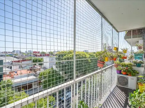 VENTA 3 AMBIENTES BALCÓN VISTA CHACARITA, 2 BAÑOS