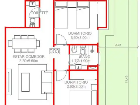 Las Hiedras al 1100 - Alto los Robles