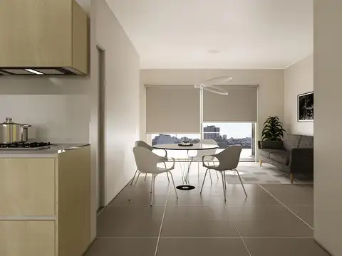 Departamento 2 ambientes con 1 baño