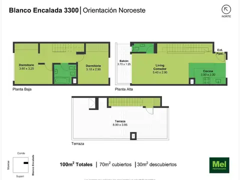 Departamento en Venta de 3 ambientes