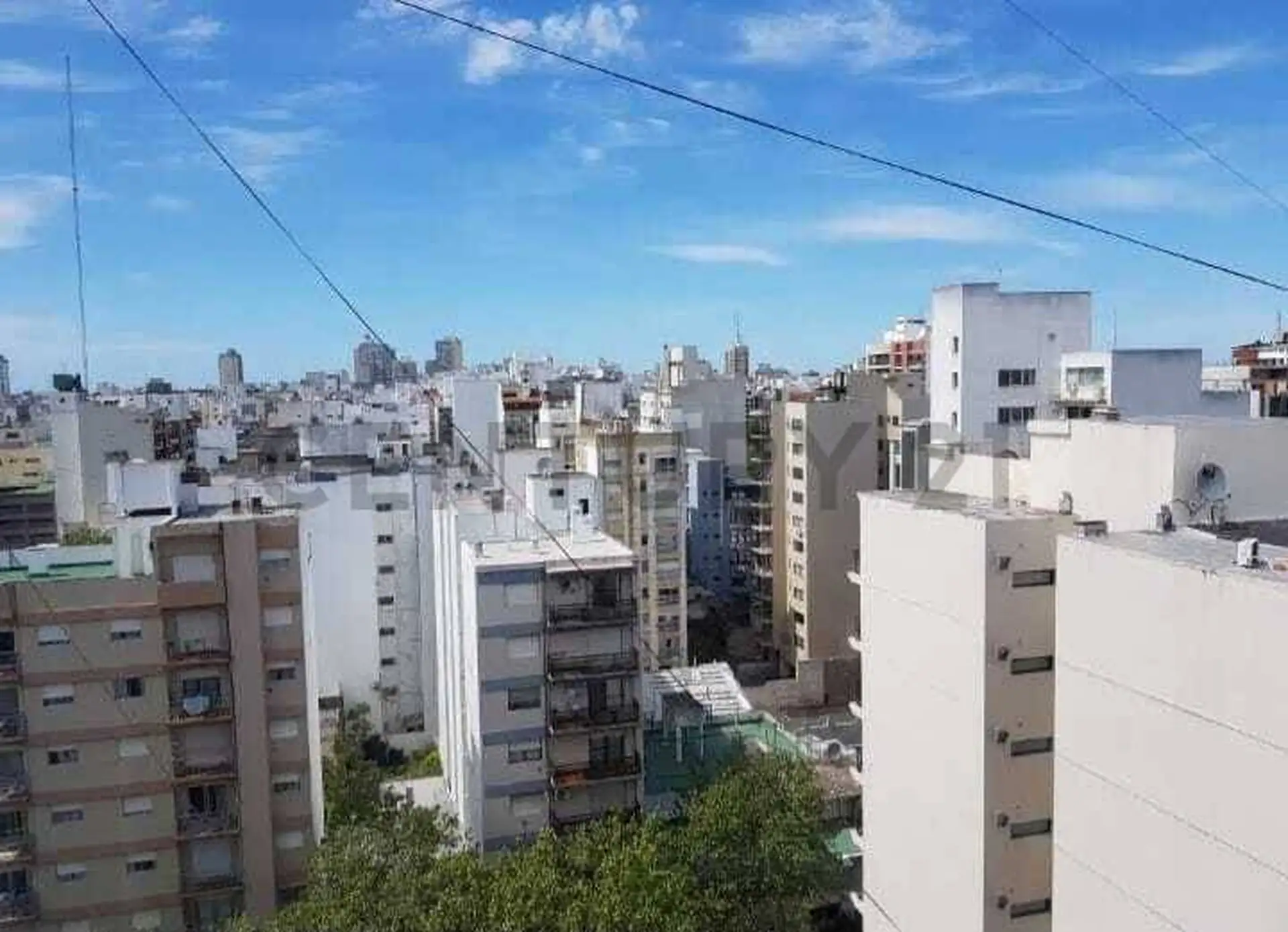 Depto 2 amb, 38m² en Diagonal Pueyrredón, piso 12 contrafrente