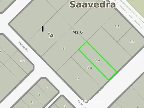 Terreno en Venta de 625,0 m2