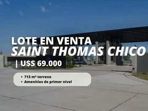 LOTE EN VENTA SAINT THOMAS CHICO CANNING