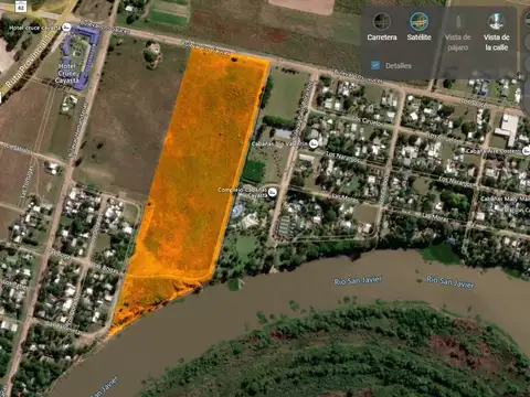 Terreno de 7has en Cayastá sobre la costa del rio