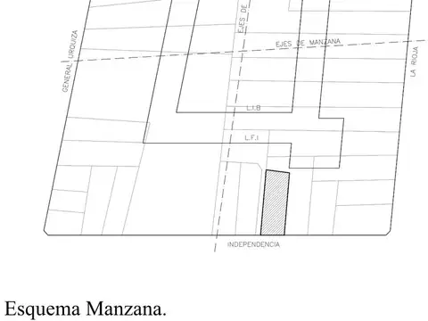 Terreno en Venta 2.360  mts Fondo
