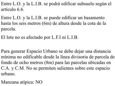 Terreno en Venta en Balvanera, USD 550.000