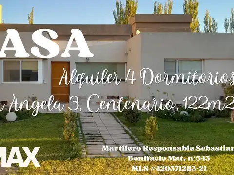 ALQUILER CASA 4 DORMITORIOS, SANTA ANGELA III